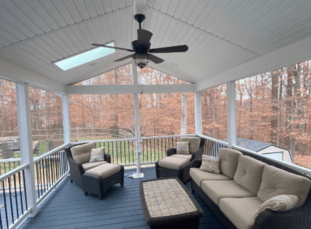 Fairfax County Modern Patio & Trex Deck