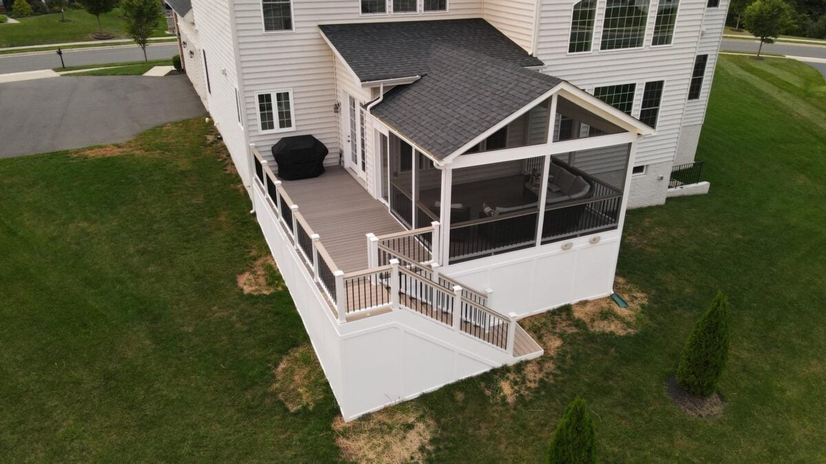 Custom Backyard Decks in Fairfax County, VA